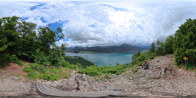 Wolfgangsee Aussichtspunkt Aberseeblick